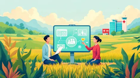 Indonesian chinese researchers collaborate digital screen education healthcare agriculture southeast asia