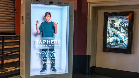 Hologram selfies with film stars debut in 15 US city cinemas