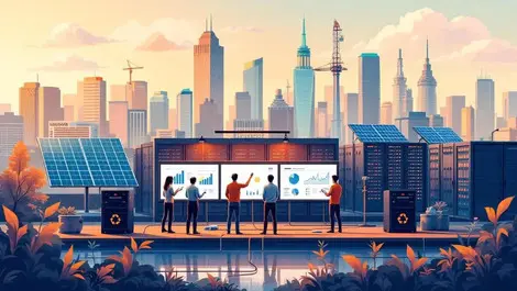 Australian city solar skyline ecofriendly data center it pros energy