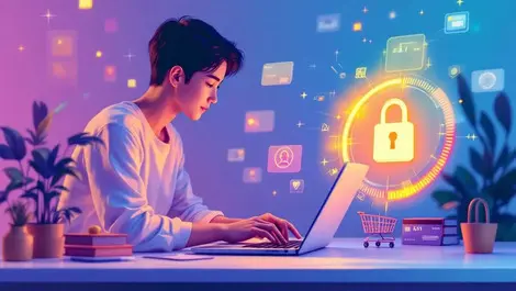 Apac online shopper ai suggestions secure lock shield fraud privacy