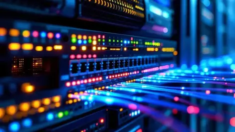 32port optical switch ai datacenter rack silicon photonics beams