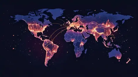 Global cities cyber attacks fragile chains cracked data shards